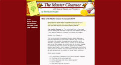 Desktop Screenshot of mastercleanser.com